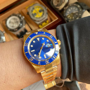 Montre de plongée automatique pour homme 2025, cadran saphir 41 mm, logo personnalisé, luxe, acier inoxydable 904, montres mécaniques Shanghai - Product Image 2