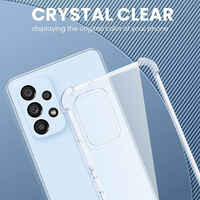 Clair Antichoc TPU Téléphone étui pour samsung Galaxy A53 A35 A72 A02 A12 A13 A54 A73 A26 A04 S22 S24 FE Couverture Souple