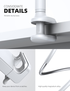 Supporto per <span class=keywords><strong>Tablet</strong></span> Lamicall LS07 in Metallo con Braccio Flessibile, Supporto Robusto Senza Cedimenti per <span class=keywords><strong>Letto</strong></span>, Supporto Mani Libere per Dispositivi fino a 11 Pollici - Product Image 4