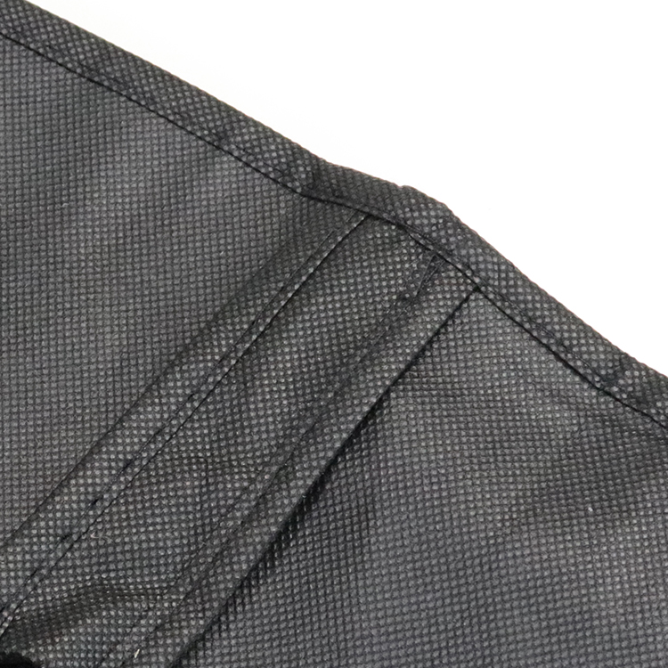 Custom logo print eco-friendly non woven fabric foldable wedding dress mens suit garment bag