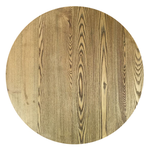 Table à manger ronde moderne et traditionnelle en métal avec plateau en bois, pour usage hôtelier, finition personnalisée, mobilier commercial - Product Image 6