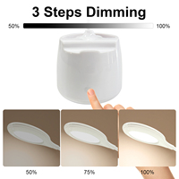 Lampe de lecture à col de cygne avec support pour stylo et téléphone, lampe de bureau LED pour étude et veilleuse