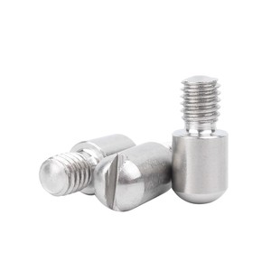 304 thép không gỉ rãnh đầu bên ngoài chủ đề hình trụ Pin gb831 không đầu trục vít ren cho gia công dịch vụ - Product Image 3
