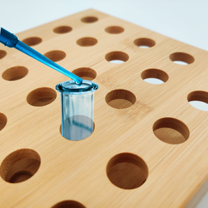 High Quality Custom Bamboo <strong>Test</strong> Tube Rack Durable 50 Holes Multi-Purpose <strong>Laboratory</strong> Stand Modern Style Hand <strong>Tools</strong> - Product Image 3