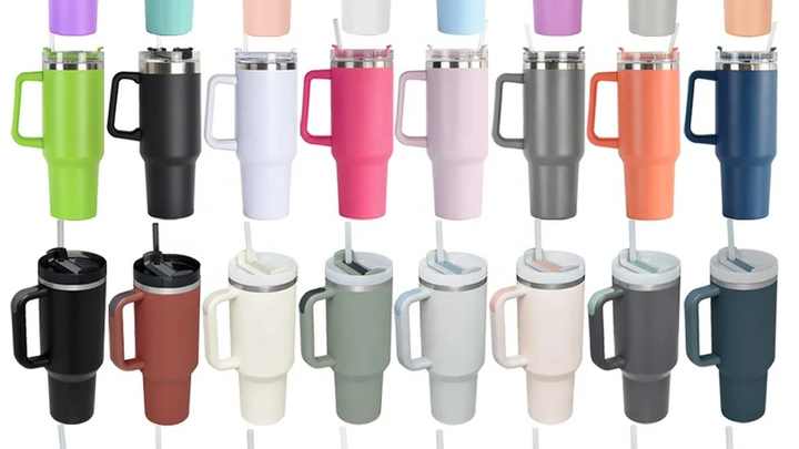 2024 New Customize Logo 40oz Water Coffee Cooler 18/8 Stainless Steel ...