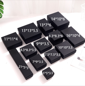 Оптовая продажа, быстрая доставка, низкий минимальный заказ, черный браслет, колье, ожерелье, серьги, упаковочные коробки, Подарочная коробка для упаковки ювелирных изделий - Product Image 2