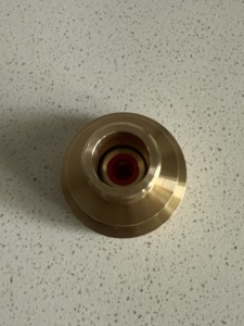 Buse de fontaine à jet en laiton de 1 pouce pour montage au sol, arroseur paysager extérieur de type sec, buse à jet direct à trou unique - Product Image 4