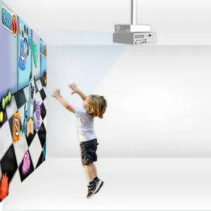 Incroyable version de base jeux pour enfants balle frappant des jeux de projection murale interactifs