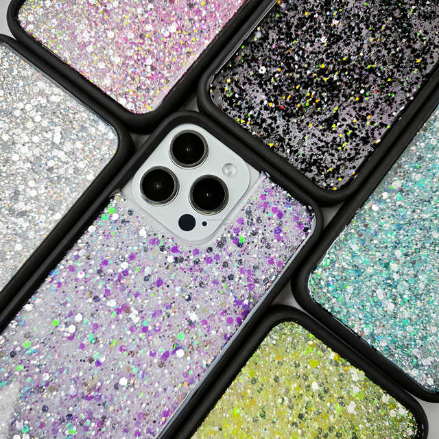 Designer Phone Cases for IPhones Glitter Wildflower Case for iPhone 16 Pro Max Shockproof Customizable Case