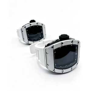 Boîtier de montre en céramique Tonneau RM avec bracelet en caoutchouc compatible avec le <span class=keywords><strong>mouvement</strong></span> automatique <span class=keywords><strong>Seiko</strong></span> NH70 <span class=keywords><strong>4R36</strong></span> OEM personnalisé - Product Image 4
