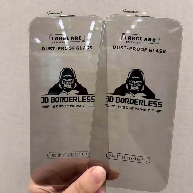 25° for iphone 17 Pro Max 18 16 15 14 Plus 13 12 11 Protector Glass Full 3D Privacy Borderless No Black Edge HD Tempered Screen