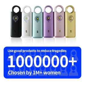 Gantungan kunci <span class=keywords><strong>Alarm</strong></span> keselamatan pribadi 135dB dapat diisi ulang Logo merek kustom <span class=keywords><strong>Alarm</strong></span> pribadi keamanan dengan senter LED - Product Image 2