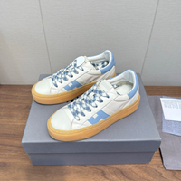 Baskets décontractées à plateforme pour femme en cuir véritable, à lacets, coupe basse, semelle épaisse, logo argenté, pour la marche quotidienne, chaussures de luxe de créateur