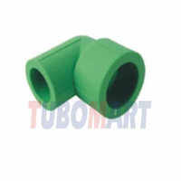 Coude PPR en polypropylène à prix d'usine, raccord de tuyauterie PPR 90° pour système de plomberie, tuyau en plastique pour eau chaude, tuyau PPR OEM TUBOMART