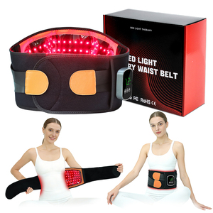Custom High-end Brand Wireless Portable Infrared Heated Red Light Therapy <strong>Massage</strong> Waist <strong>Belt</strong> with Vibration - Product Image 1