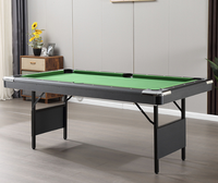 Table de billard pliable portable pour enfants, en bois, légère, idéale pour la chambre et facile à transporter