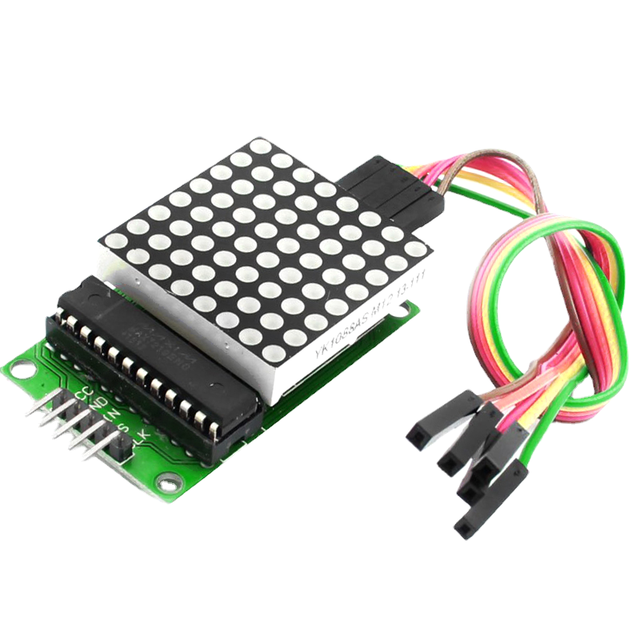 LED Display MAX7219 Dot Led Matrix Module 8*8 MCU Control Module For Arduino 5V Interface Module 8x8 Output Input Common Cathode