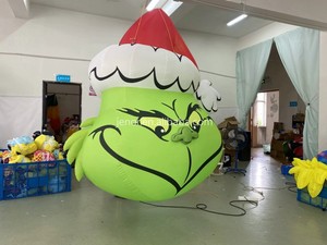 Modelo de Personaje Inflable del <span class=keywords><strong>Grinch</strong></span> Colgante Jenor para Decoración - Product Image 2