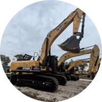 Excavatrice sur chenilles géante SANY SY550H de 55 tonnes d'occasion pour l'exploitation minière et les travaux d'infrastructure lourds