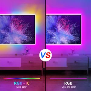 แถบไฟอัจฉริยะ rgbic ควบคุมแอปซิงค์กับเพลงแถบไฟ LED RGB เปลี่ยนสีได้5050กันน้ำ - Product Image 6