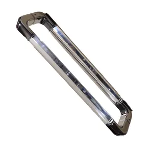 Vendita calda professione maniglia per porta in acciaio inossidabile Design di alta qualità elegante vetro decorativo cristallo acrilico push