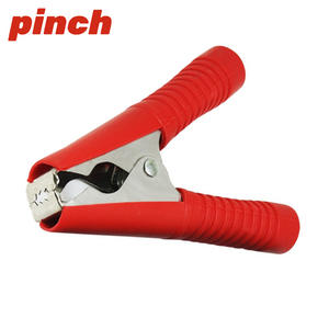 Pinza de cocodrilo de 100A de acero inoxidable con aislamiento de plástico para cables de arranque de coche de alta resistencia - Product Image 1