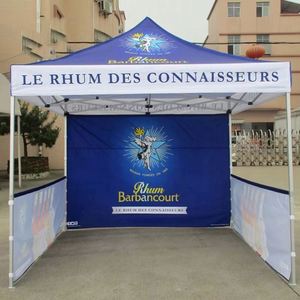 Tente de stand publicitaire pliable 3x3 en aluminium, type extensible, pour salon professionnel, avec couleur personnalisable, vente en gros - Product Image 4