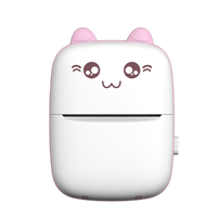 FYX Top Vente C9 Mignon Chat Mini Étiquette Imprimante Thermique Portable Imprimante Sans Fil 200DPI Android IOS Avec Rouleau De Papier 57x25mm
