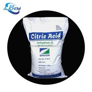 Bulk TTCA Citric Acid Anhydrous Citric Acid Monohydrate Ensign Food Grade China Price