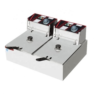 Hôtel de cuisine commerciale poulet dinde croustilles friteuse électrique numérique industrielle - Product Image 2