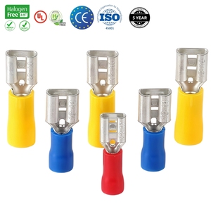 CE Certified Faston <strong>Terminals</strong> Vibration Proof 0.5-6mm&sup2; Brass Quick Connect <strong>Terminals</strong> For Generator For UL 486E Crimp <strong>Terminals</strong> - Product Image 5