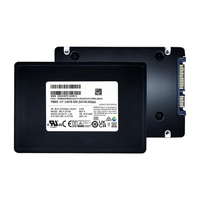 SSD PM893 3.84TB 2.5" Internal SATA Enkripsi Standar MZ7L33T8HBLT-00A07 Solid State Drive MZ7L33T8HBLT-00B07 untuk Server