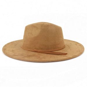 Sombreros Fedora de Ala Ancha de 10 cm, 29 Colores, Personalizados al por Mayor, Unisex, Forma de Gota de Agua, Retroexcavadora, Sombrero de Sauna, para Fiestas, Cuatro Estaciones - Product Image 3