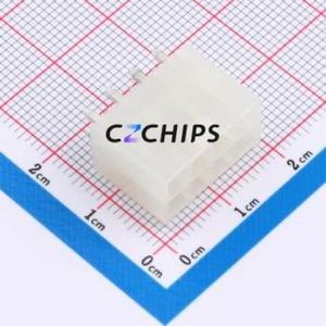 WAFER-WTB4.2-08PZZ Wire-to-Board Pin Header Through hole,P=4.2mm Connector 2x4P 4.2mm Through Hole Mini-Fit (MX 4.2) - Product Image 1