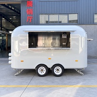 Remorque alimentaire personnalisable certifiée DOT Allbetter, chariot mobile remorquable, camion à pizza, chariot à hot-dogs pour marchés nocturnes
