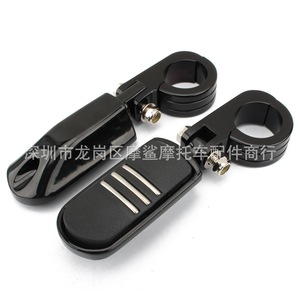 Moshark Motorcycle Footrest <b>Bracket</b> CNC Aluminum Black <b>Silver</b> For Harley Modification Pedals Handlebar Accessories - Product Image 4