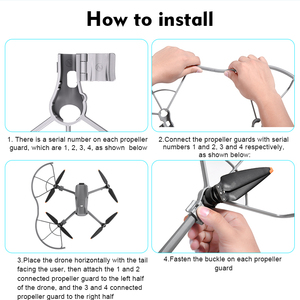 STARTRC phù hợp với bộ bảo vệ cánh quạt và vòng bảo vệ DJI Mavic Mini/Mini <span class=keywords><strong>2</strong></span>/SE, vòng bảo vệ kín hoàn toàn - Product Image 2