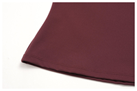 Haut à épaules dénudées à manches longues et pantalon évasé à taille pliée, ensemble 2 pièces assorti pour femme, couleur contrastante, NOUVEAU