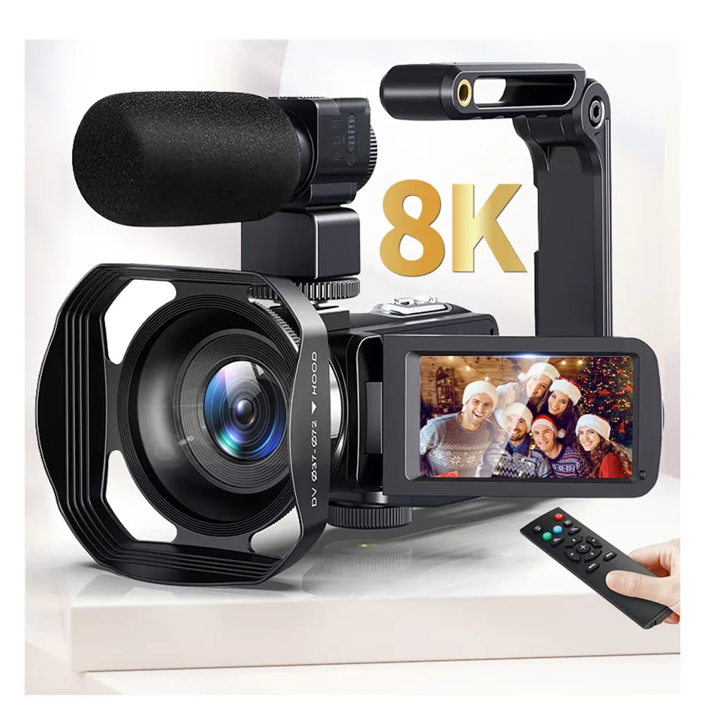 Dijital kameralar De Uso Video kameralar 8K profesyonel dijital kamera Film yapmak için profesyonel kamera Video