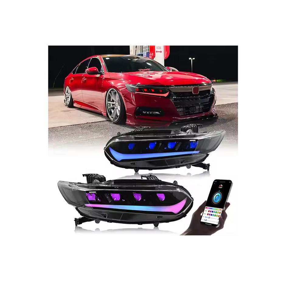 Auto-y LED RGB Style Headlights for Honda Accord 2018-2022
