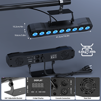 60W 9LED Wash Light RGBW 4in1 Party Disco DJ Bar Lights DMX Stroboscope Effect Stage Wall Wash Light