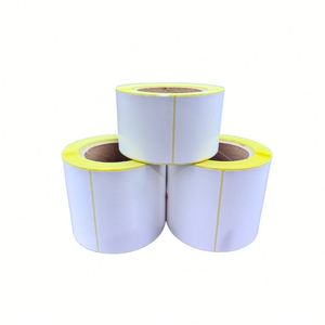 Etiquetas de Código de Barras de Transferencia Térmica Adhesivas Impermeables de 50.8mm X 25.4mm, 2x1, Blancas, 100% Pulpa de Madera, Rollos de Etiquetas para Embalaje Personalizadas - Product Image 1