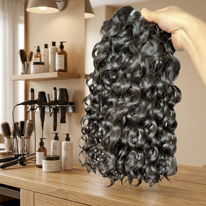 VGP 100% Raw Brazilian Virgin Remy Human Hair Hair Bundles 16 Inches Cuticle <b>Clip</b> Double Braiding All Colors 100g - Product Image 2