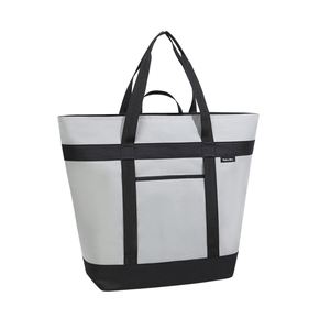 กระเป๋าเก็บความเย็นแบบกันน้ำพิมพ์โลโก้ตามสั่ง พร้อมหูหิ้วทันสมัย สำหรับปิกนิก อาหารกลางวัน บรรจุภัณฑ์อาหาร และส่งอาหาร - Product Image 5