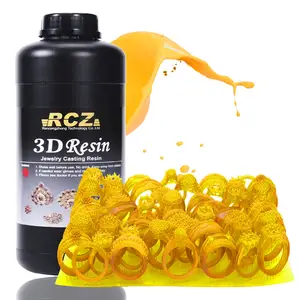 3D High Wax Jewelry Castable Resin High Accuracy UV 405nm 3D Casting Resin For DLP LCD Printer