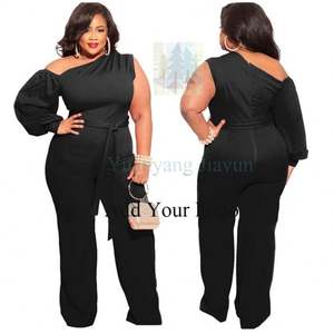 <span class=keywords><strong>Combinaison</strong></span> <span class=keywords><strong>grande</strong></span> <span class=keywords><strong>taille</strong></span> pour femmes, élégante pour <span class=keywords><strong>mariage</strong></span>, vêtements africains, <span class=keywords><strong>combinaison</strong></span> à jambes larges, une seule manche, <span class=keywords><strong>combinaison</strong></span> ample pour femmes 2024 - Product Image 4