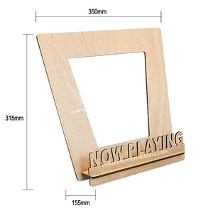 Usine top vente Ply bois jouant maintenant support <span class=keywords><strong>vinyle</strong></span> disques albums présentoir - Product Image 3