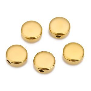 Perles irrégulières en acier inoxydable plaqué or 18 carats, en forme d'étoile, de cœur et rondes, pour colliers, bracelets et perles d'espacement - Product Image 4