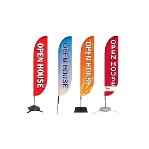 Bandera de Playa Personalizada de Doble Cara con Mástil de Fibra de Vidrio, Banderas y Pancartas Promocionales de Alta Gama - Product Image 3