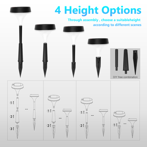 Lampe <span class=keywords><strong>solaire</strong></span> extérieure étanche Lampes de jardin solaires à LED-Écologique et économe en énergie pour la décoration extérieure - Product Image 2